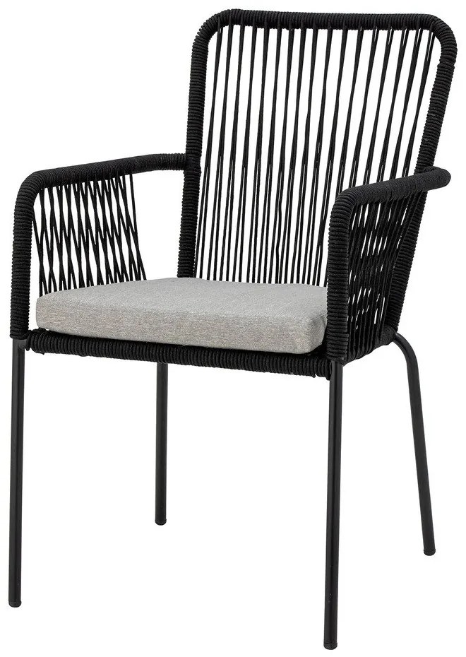 Черни трапезни столове в комплект от 2 броя Santino – Bloomingville