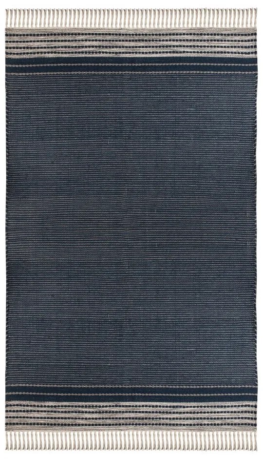 Тъмносин двустранен килим за открито, изработен от рециклирана пластмаса , 120 x 180 cm Civil - Green Decore