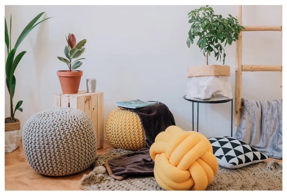 Тъмно сив диван Jagger pouf - Bonami Essentials