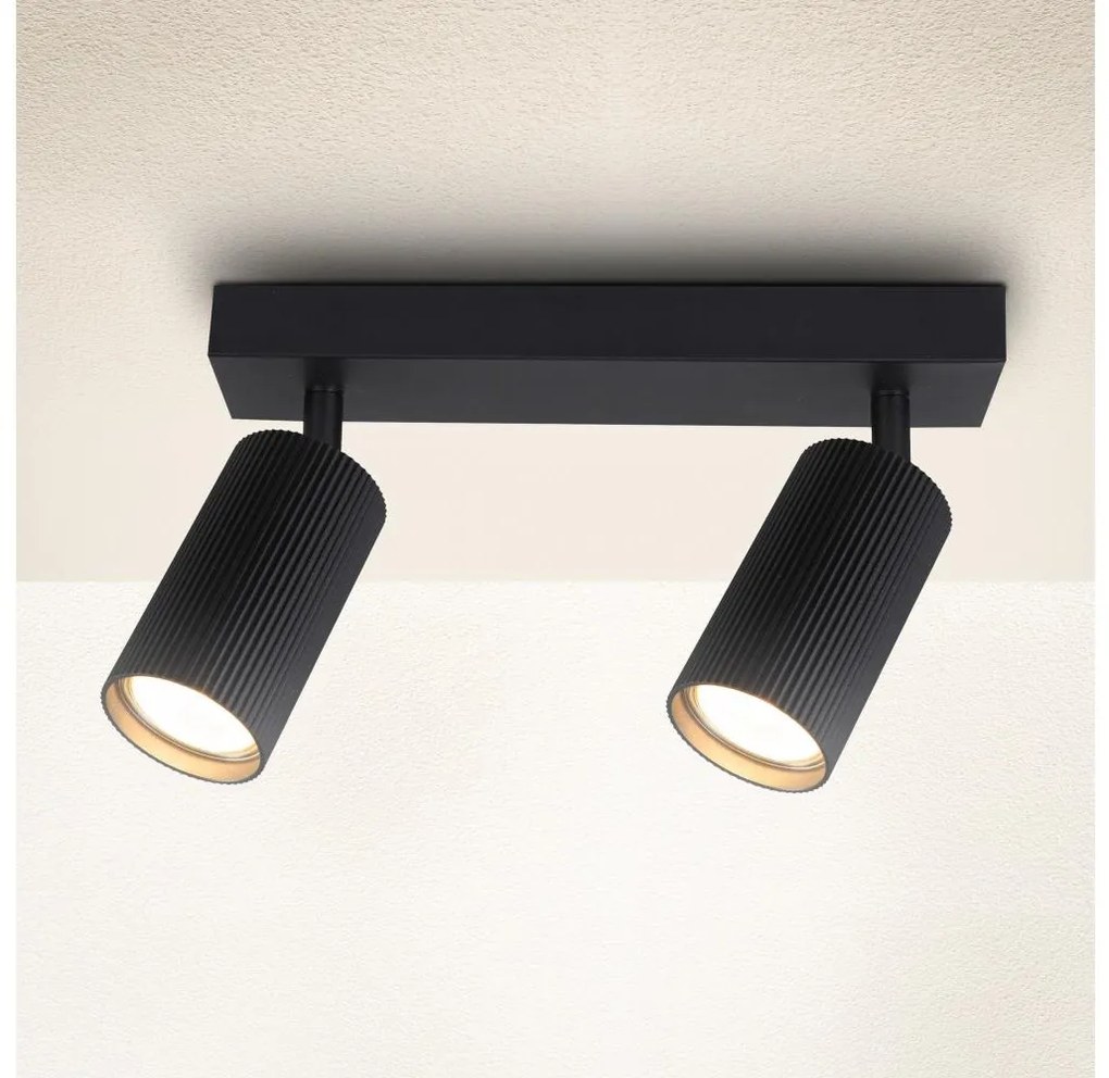 Brilagi - Точково осветително тяло SELE MODERN 2xGU10/30W/230V, черно