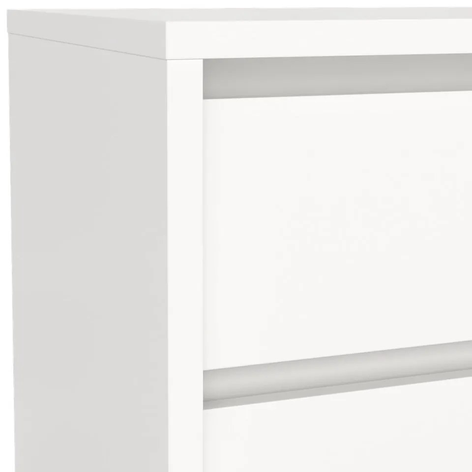 Бяло нощно шкафче Next – Tvilum