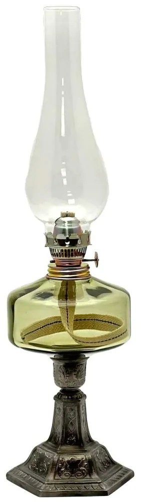 Газова лампа LUDMILA 42 см зелен