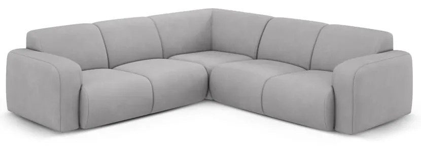 Светлосив ъглов диван (променлив/L форма) Molino – Micadoni Home