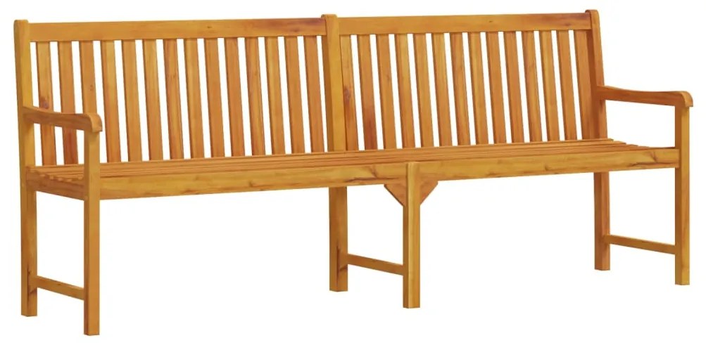 316613 vidaXL Градинска пейка, 219 cм, акациево дърво масив