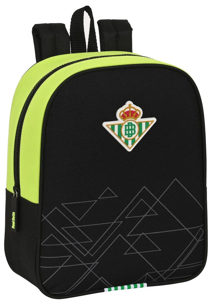 Училищна чанта Real Betis Balompié Черен Верде Лимон 22 x 27 x 10 cm