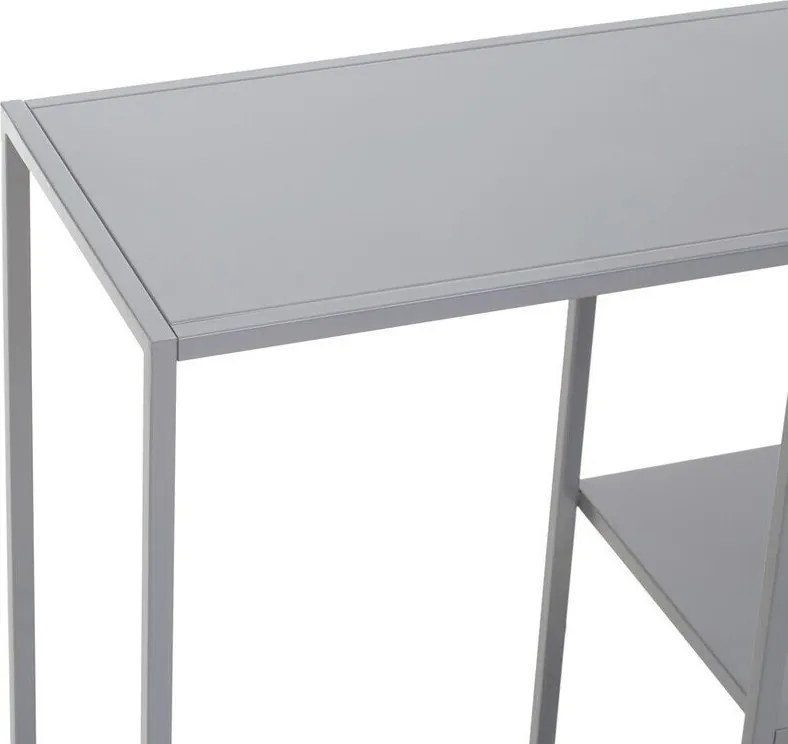 Сива стоманена конзолна маса 30x120 cm Acero – Premier Housewares
