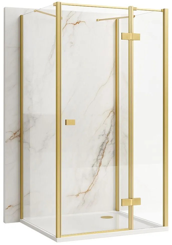 Душ кабина Rea Atlas 120x80 Brush Gold