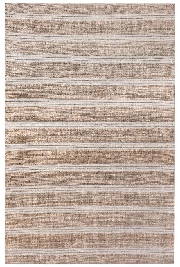 Бежов килим от юта 200x300 cm Kavali - House Nordic