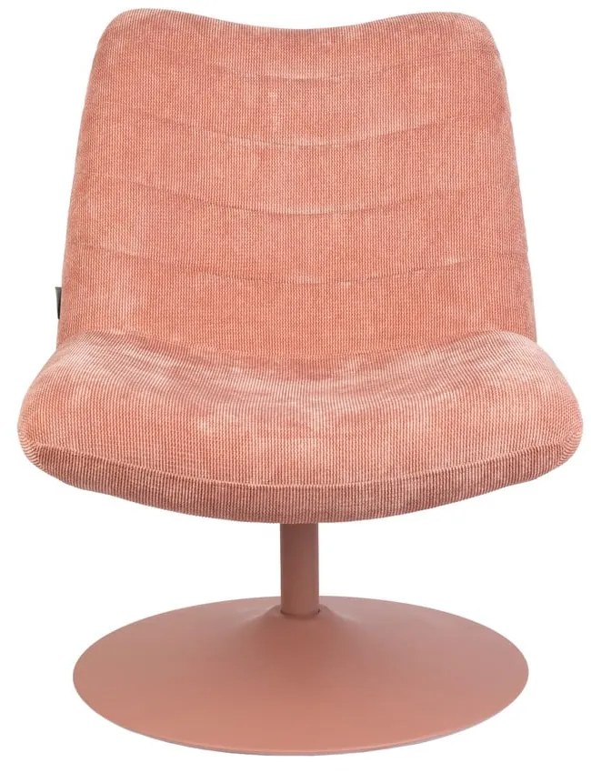 Кресло от розово кадифе Bubba - Zuiver