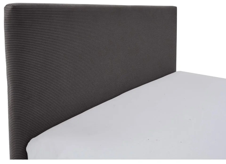 Антрацитно тапицирано детско легло 90x200 cm с място за съхранение с включена подматрачна рамка Cool – Meise Möbel