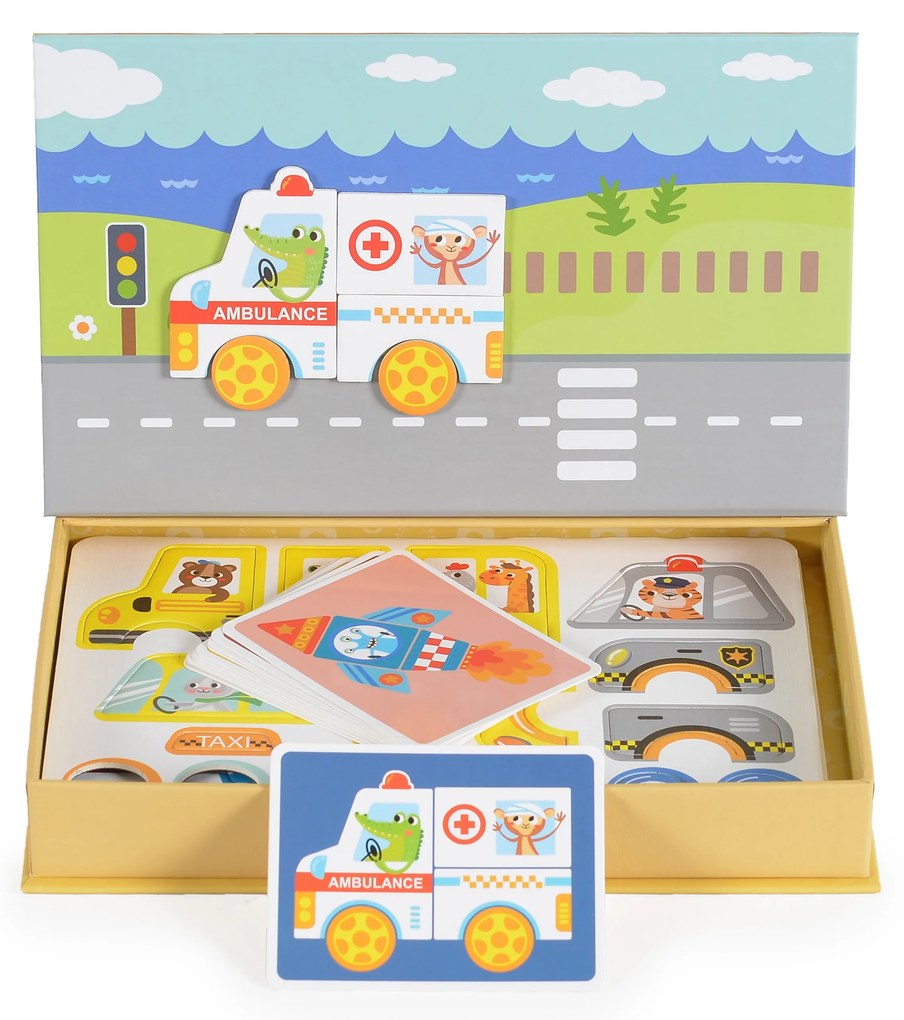 Tooky toy  -  Магнитна кутия Transportation TF618