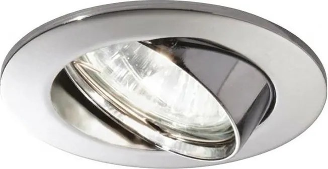 Ideal Lux - Вградено осветително тяло SWING 1xGU10/28W/230V Ø 8,2 см лъскав хром