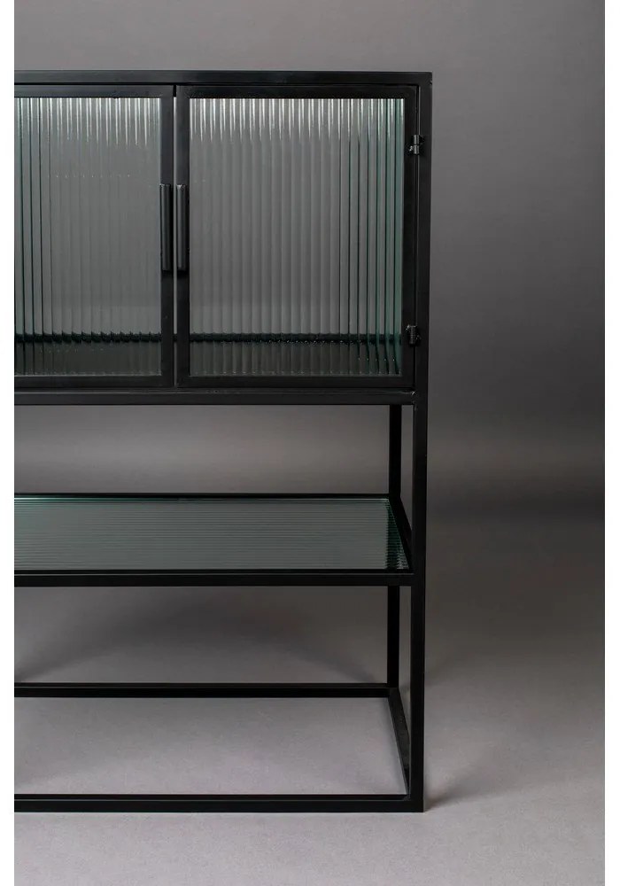 Черен метален шкаф 60x90 cm Boli - Dutchbone