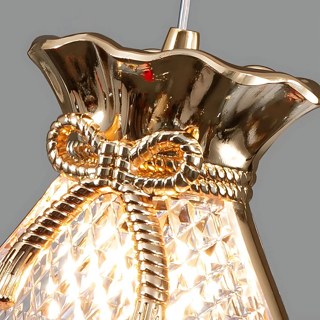 Висяща таванна лампа LHJ107-1CP light rose gold