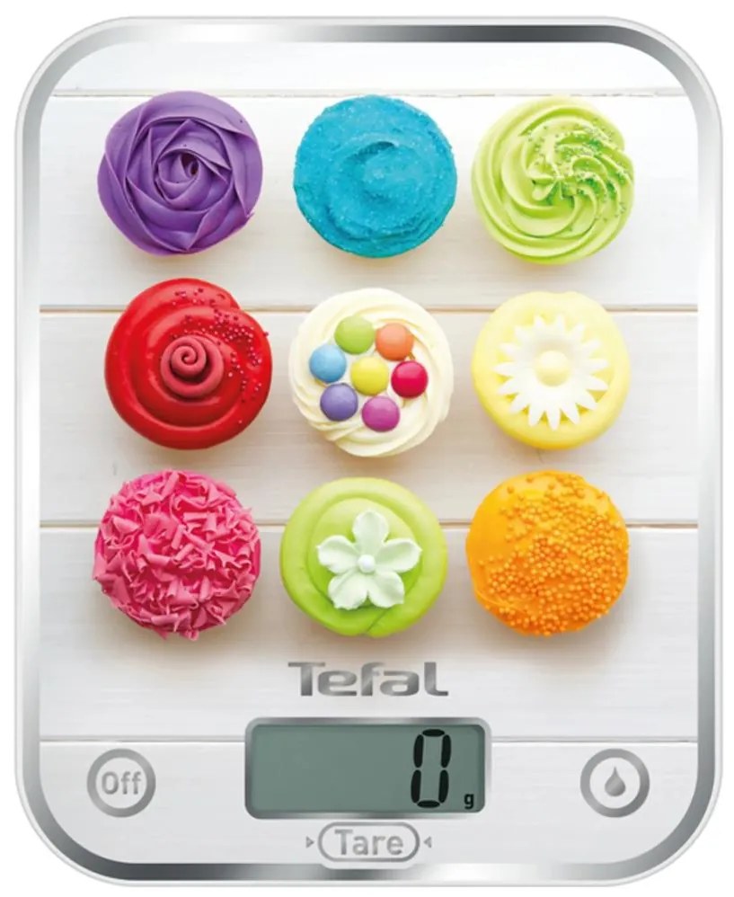 Tefal - Кухненска везна OPTISS CUPCAKES 2xAAA