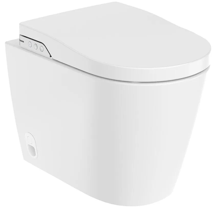 Моноблок, Roca, A803095001, Smart, седалка и капак, порцелан, бял, 58.5x48.5x38.5см