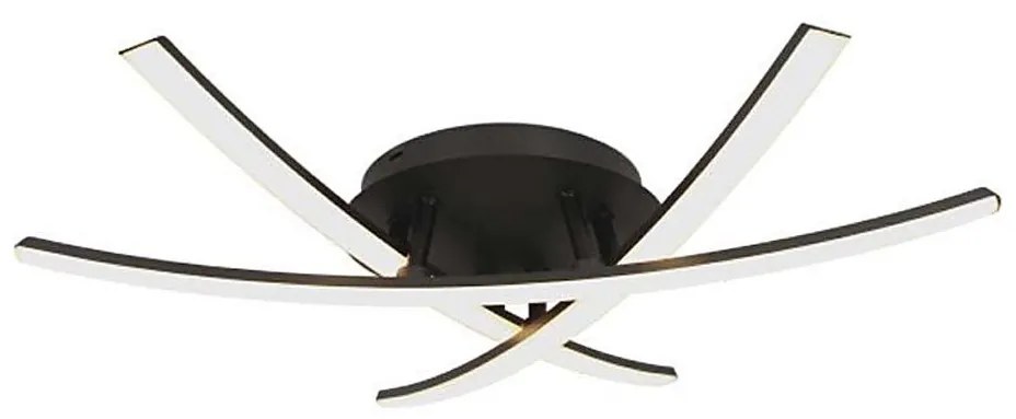 LED Плафониера LED/20W/230V 3000K черен