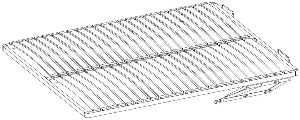 Летви за легло WJ с повдигащ механизъм-140 x 200