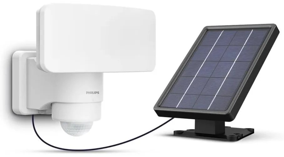Philips TYLUS LED 6W 3,7V 5000K IP44 соларен стенен сензор