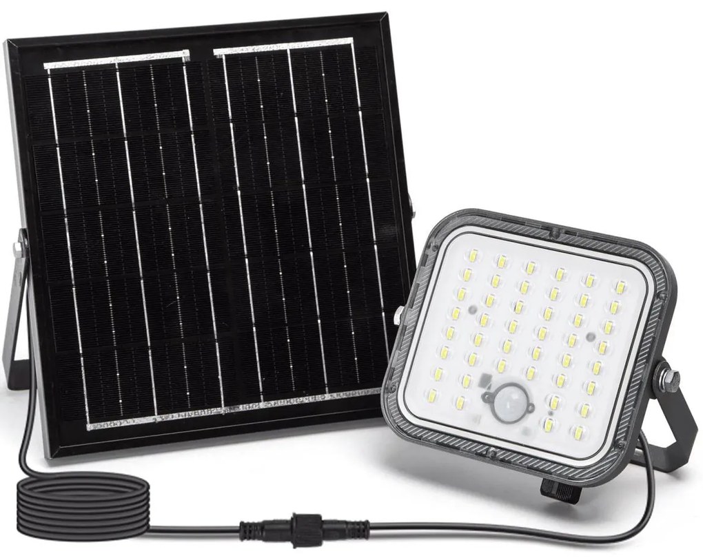 Aigostar - LED соларен прожектор 80W, 3,4V, IP66, с димер и сензор + DO