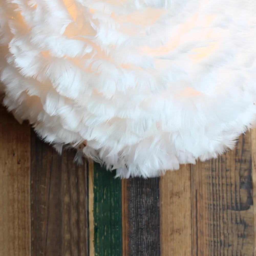 Бяла стенна лампа ø 45 cm Eos Up – UMAGE