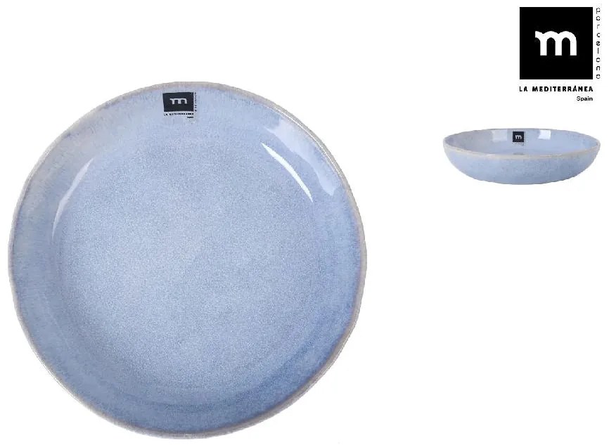 Дълбока купа LA MEDITERRANEA Macarella Blue, 21x4 см, порцелан
