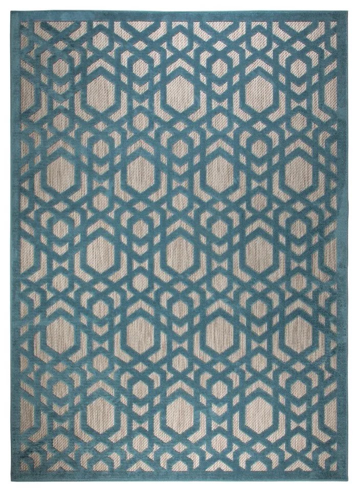 Син външен килим 170x120 cm Oro - Flair Rugs