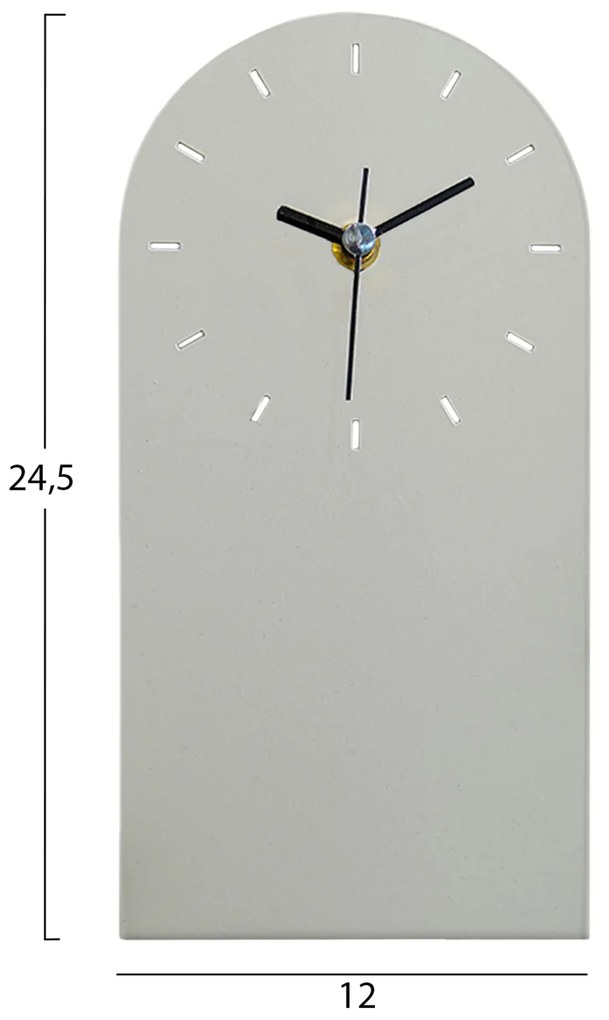 Настолен часовник HM4339.04 светло сив цвят
