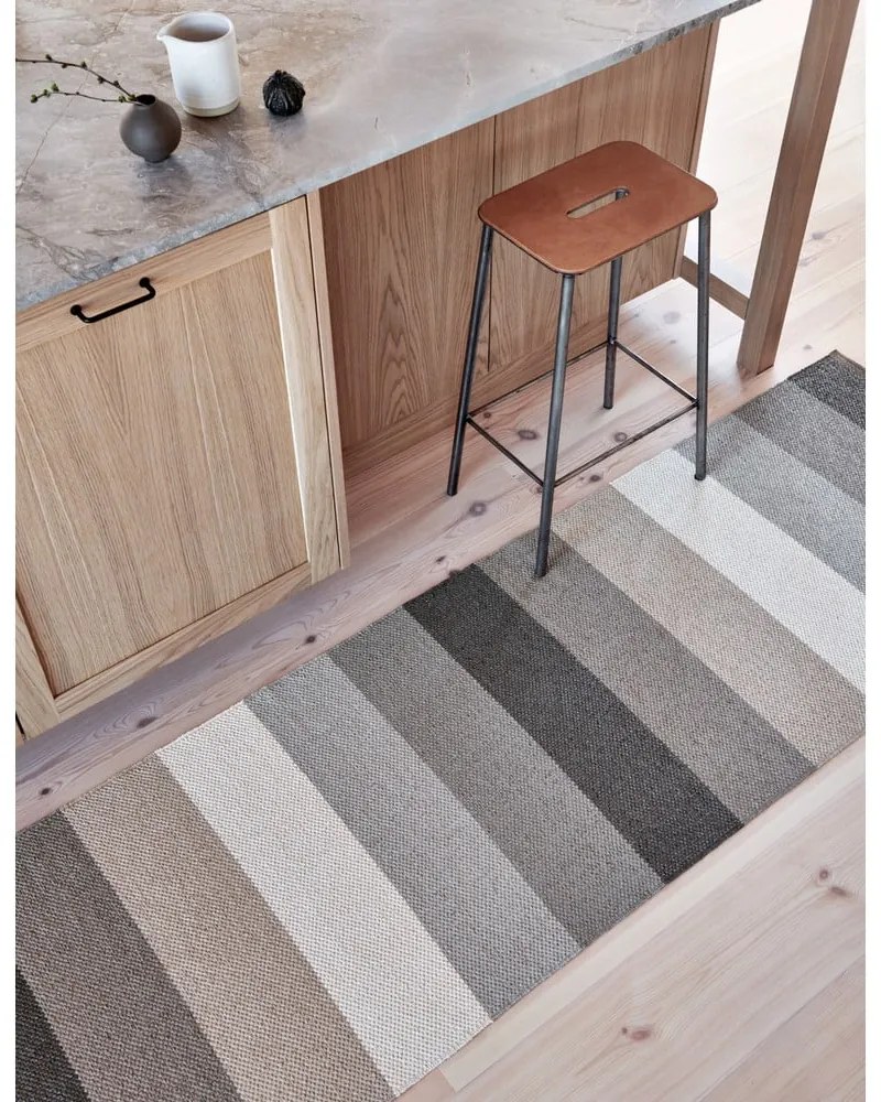 Сив и бежов килим за открито и закрито 70x100 cm Molly Clay – Pappelina