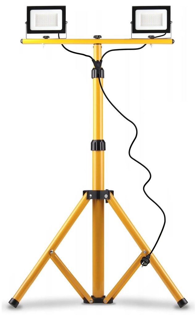 Halogen LED budowlany na statywie 2x20W RSL001-20N