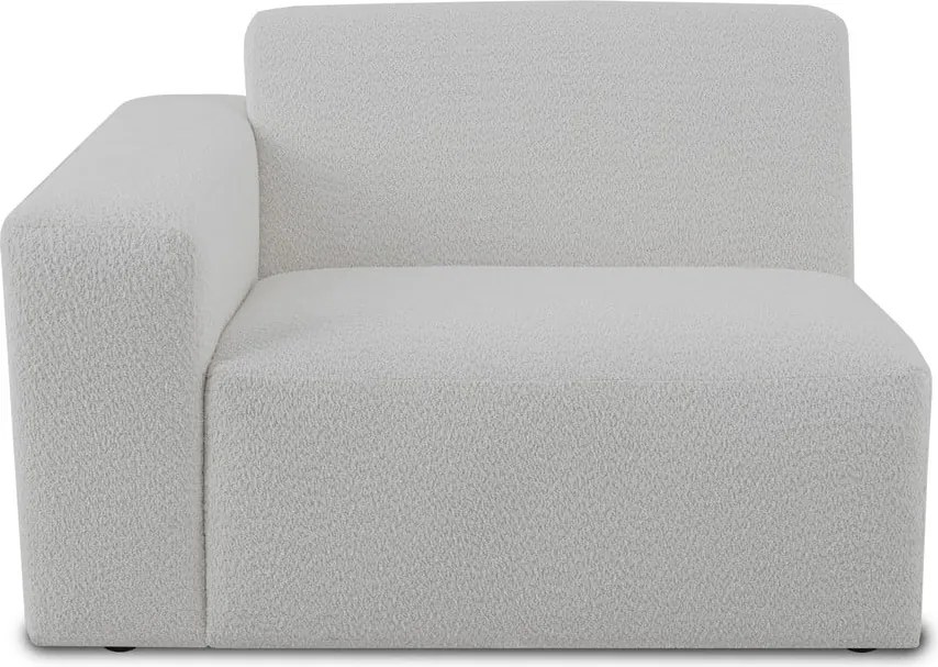 Бял модулен диван от букле (ляв ъгъл) Roxy – Scandic