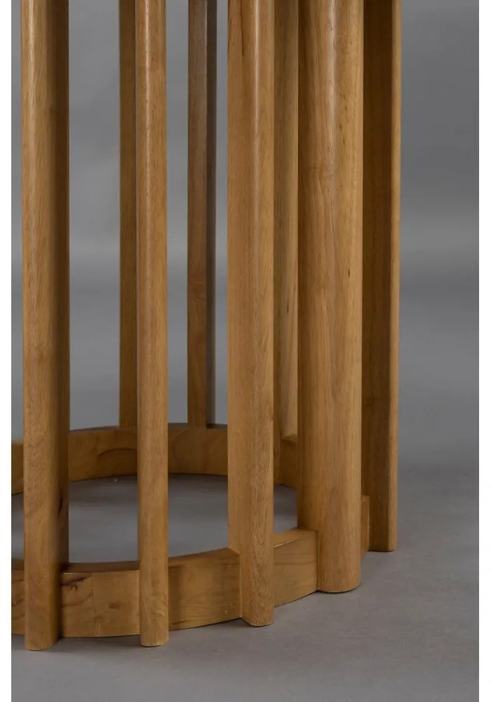 Кръгла трапезна маса с дъбов плот ø 120 cm Barlet – Dutchbone