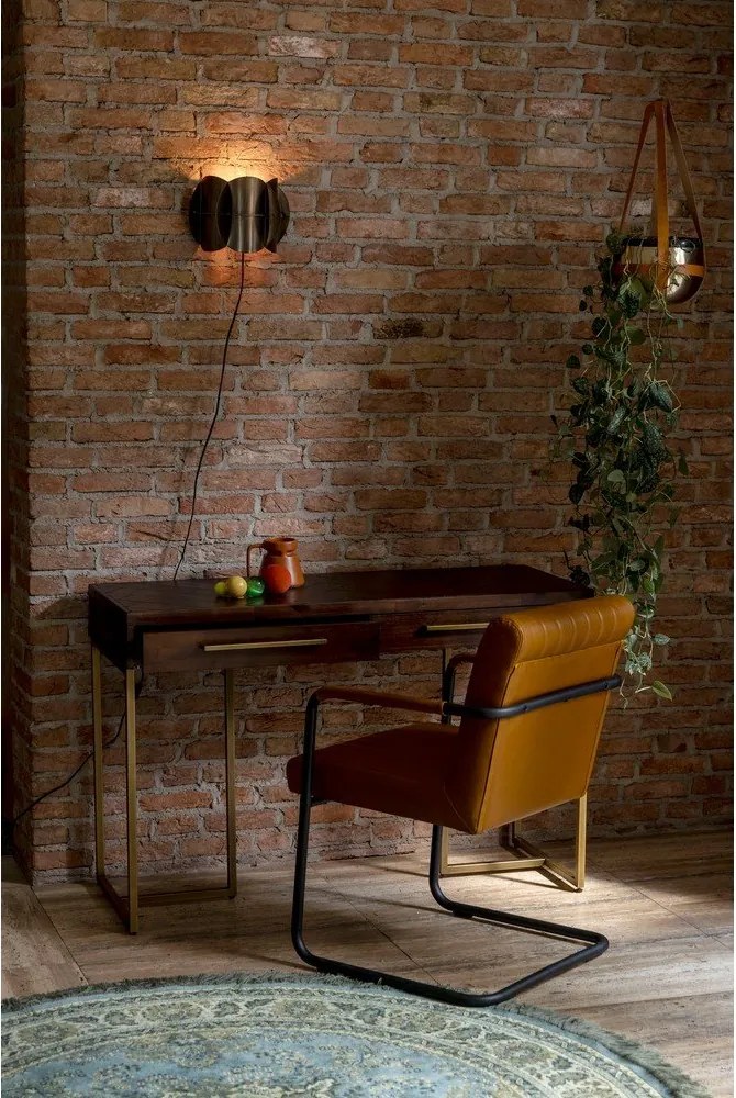 Конзолна маса декор от акация в тъмно естествен цвят 45x120 cm Class – Dutchbone