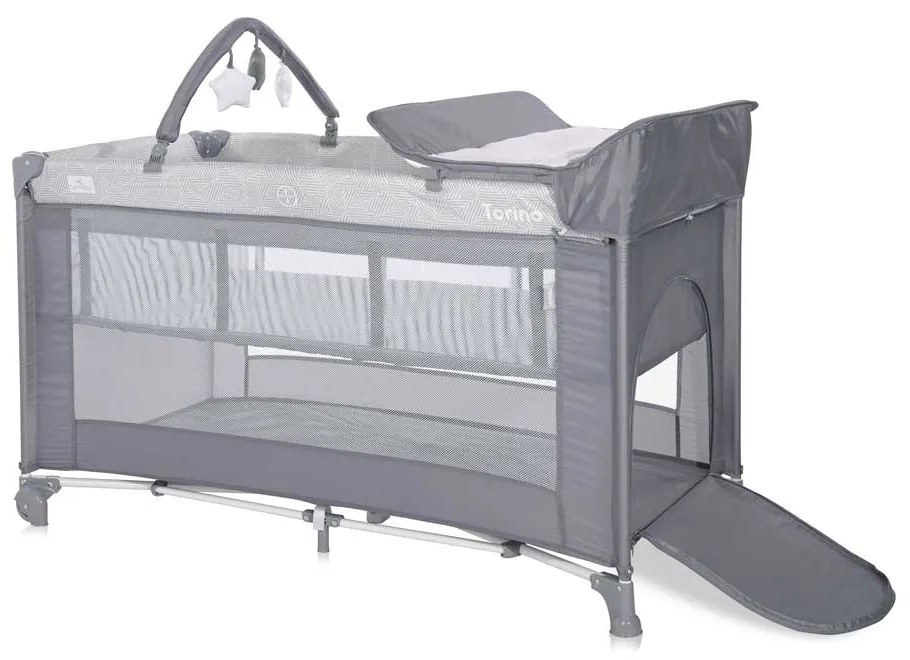 LORELLI Classic Кошара на 2 нива TORINO PLUS GREY STRIPED ELEMENTS