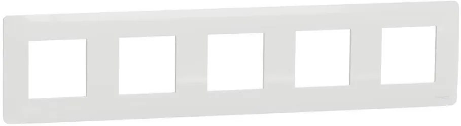 SE Лицева рамка 5х цвят Бял Unica Studio  - NU201018