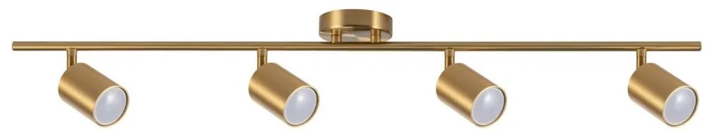 LED RGBW Димируемо точково осветително тяло GOLDI 4xGU10/6,5W/230V златисто