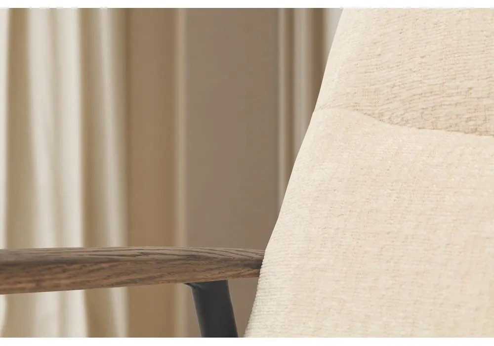 Бежово кресло Dunia – Marckeric