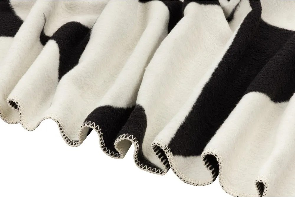 Черно/кремаво одеяло 150x200 cm Tul – noo.ma