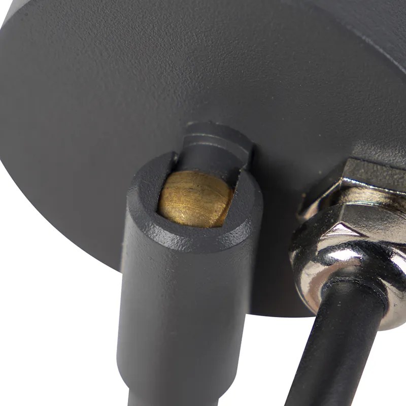 Интелигентен модерен прожектор антрацит IP44 вкл. WiFi GU10 - Solo