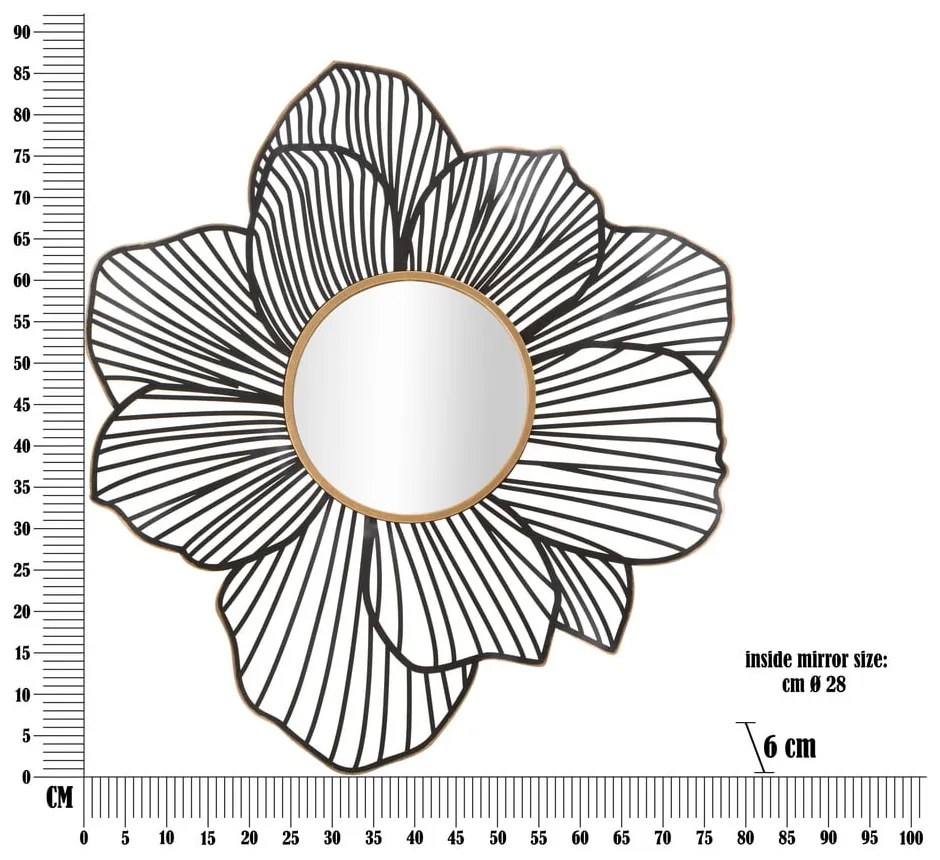 Стенно огледало 79x86,5 cm Osaka - Mauro Ferretti