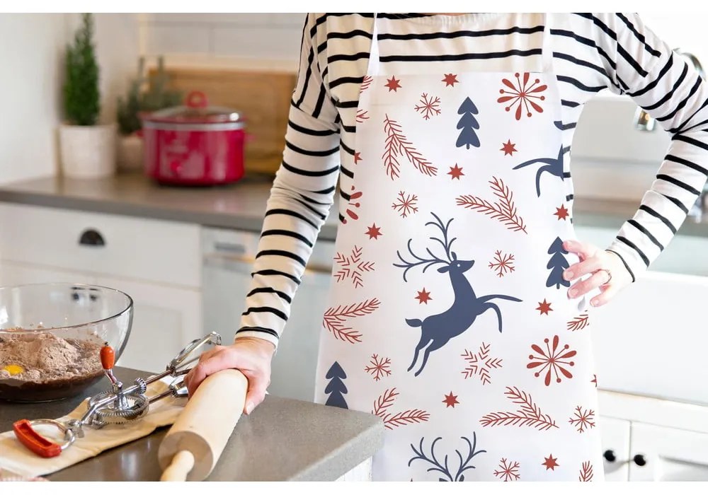 Коледна памучна престилка Christmas Symbols - Butter Kings