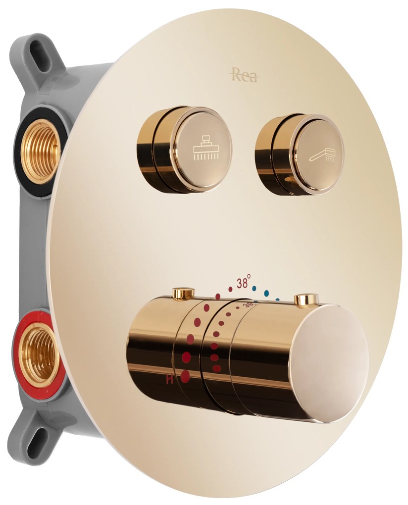 ДУШ СИСТЕМА за вграден монтаж Rea LUNGO GOLD BOX
