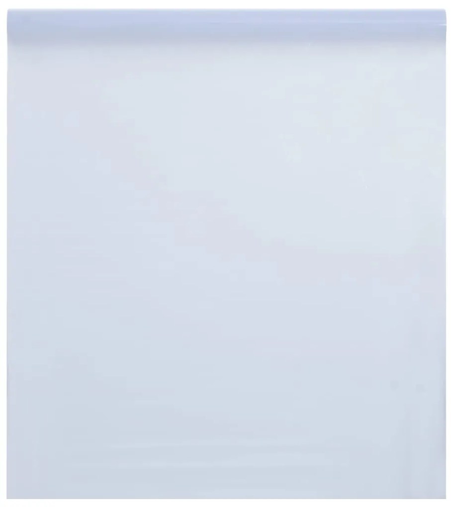 155826 vidaXL Фолио за прозорци статично бял мат 90x500 см PVC
