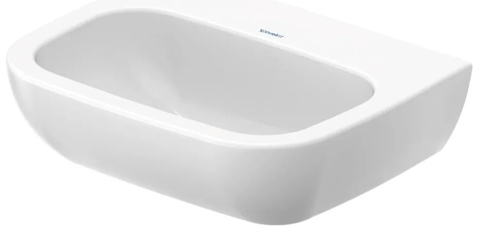 Duravit 23115500702 - Конзолна мивка D-CODE 55x43 cm керамика/гланцово бяла