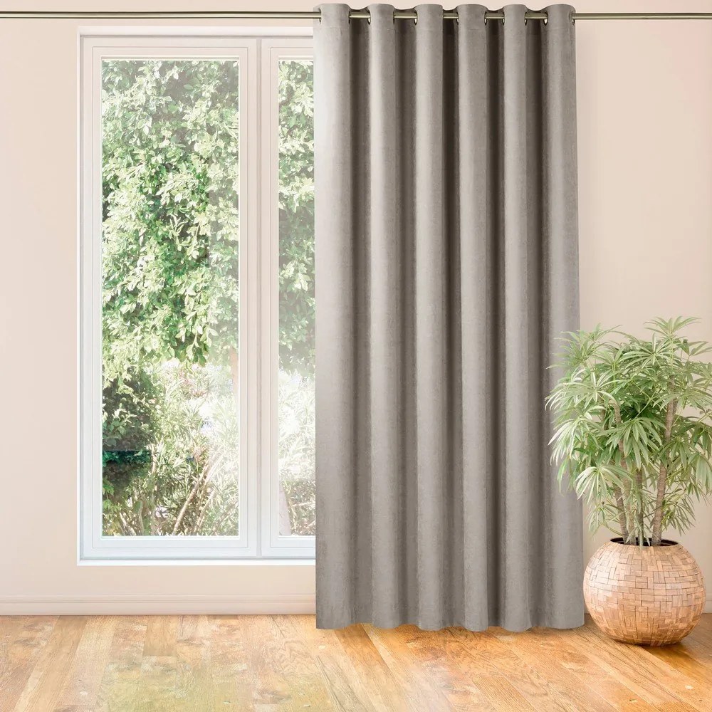 Завеса в светлокафяв цвят 140x225 cm Milana - Homede