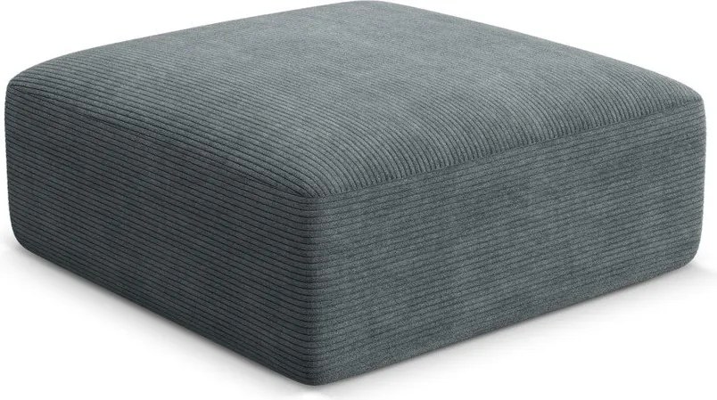 Тъмносива табуретка от рипсено кадифе Campi – Cosmopolitan Design