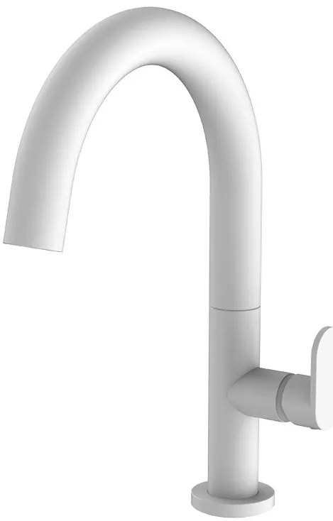 Кран за мивка Vicario Slim II-Бял - Mat
