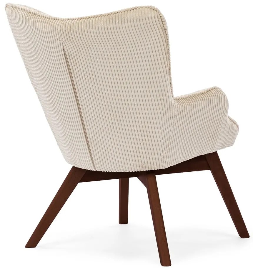 Бежово кресло от рипсено кадифе Niko – Ropez