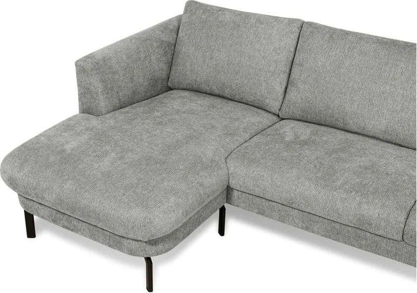 Светлосив ъглов диван (ляв ъгъл) Gomero – Scandic