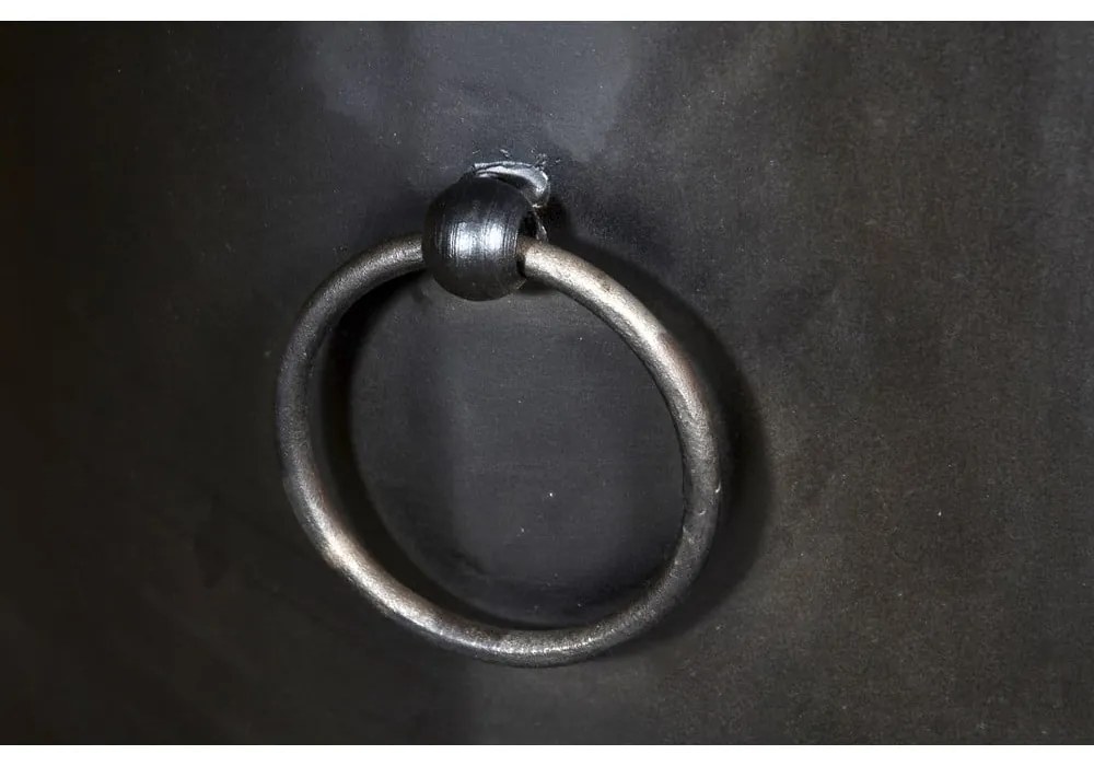 Черен метален шкаф за вино за 9 броя бутилки, 60x85 cm Luni – Interia Home &amp; Living